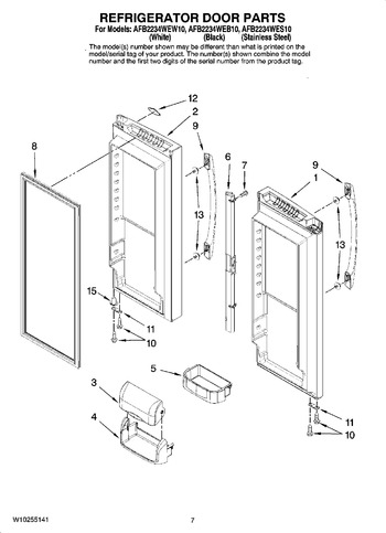 Diagram for AFB2234WES10