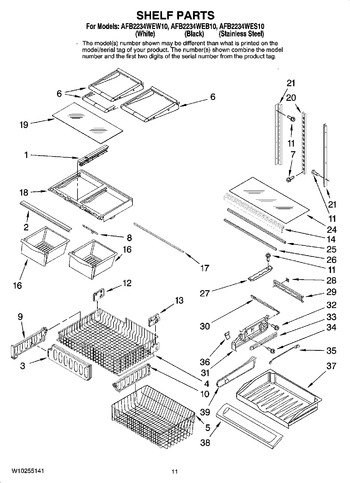 Diagram for AFB2234WES10