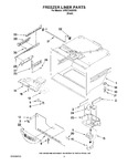 Diagram for 02 - Freezer Liner Parts