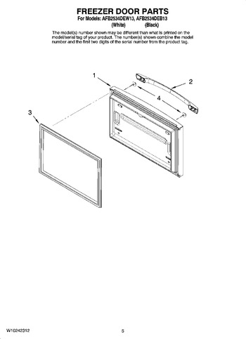 Diagram for AFB2534DEW13