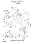 Diagram for 02 - Freezer Liner Parts