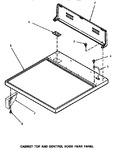 Diagram for 01 - Cabinet Top & Control Hood Rear Panel