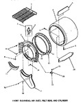 Diagram for 03 - Fr Blkhd, Air Duct, Felt Seal & Cylinder