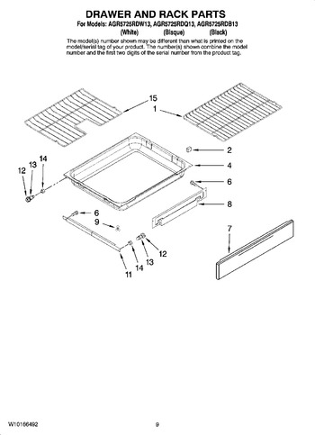 Diagram for AGR5725RDW13