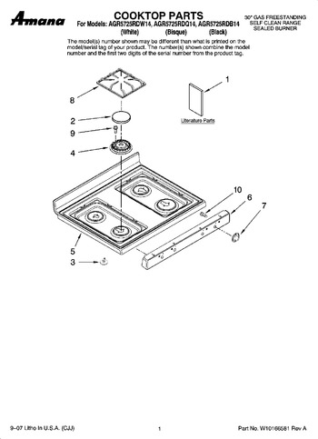 Diagram for AGR5725RDB14