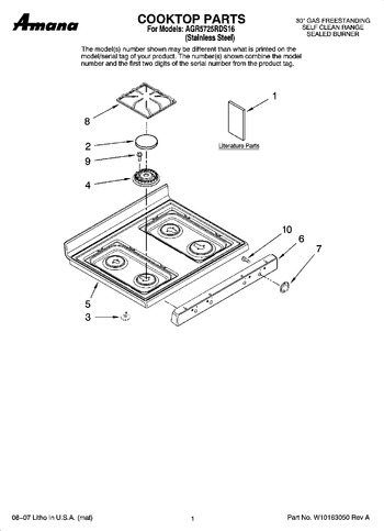 Diagram for AGR5725RDS16