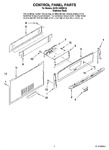 Diagram for 02 - Control Panel Parts