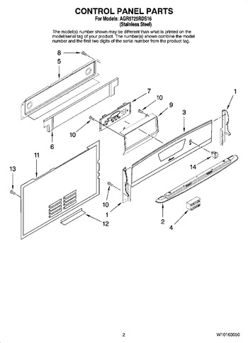 Diagram for AGR5725RDS16