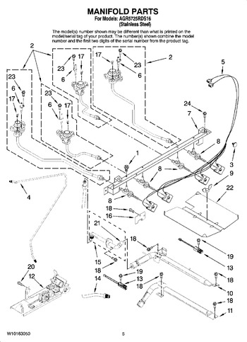 Diagram for AGR5725RDS16