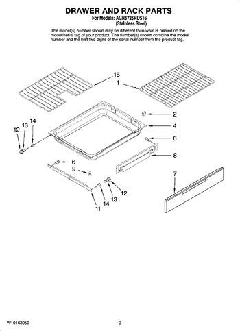 Diagram for AGR5725RDS16