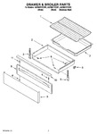 Diagram for 05 - Drawer & Broiler Parts