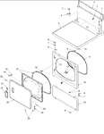 Diagram for 03 - Door And Front, Access, And Top Panels