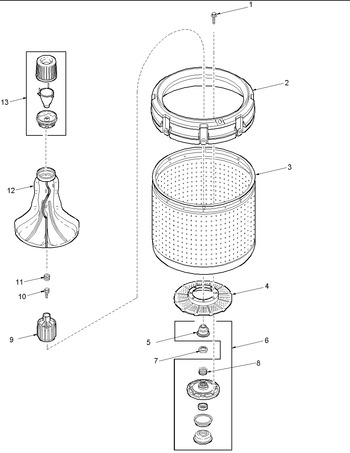 Diagram for ALW891SAW (BOM: PALW891SAW)