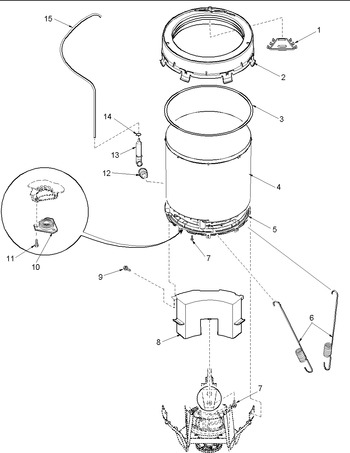 Diagram for ALW891SAW (BOM: PALW891SAW)