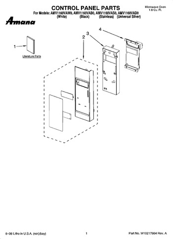 Diagram for AMV1160VAW0