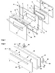 Diagram for 04 - Oven Door And Broiler Door