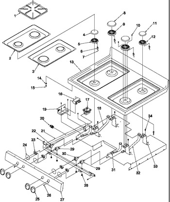 Diagram for ARG7600W (BOM: P1143332N W)