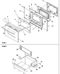 Diagram for 05 - Oven Door And Storage Door