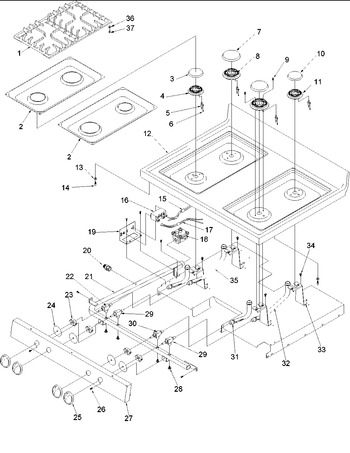 Diagram for ARG7800WW (BOM: P1143355NWW)