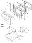 Diagram for 05 - Oven Door And Storage Drawer