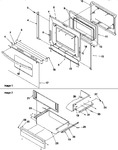 Diagram for 05 - Oven Door And Storage Drawer