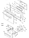 Diagram for 04 - Oven Door And Storage