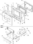 Diagram for 04 - Oven Door And Storage Drawer