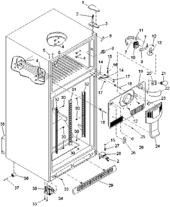 Diagram for ART1805BW (BOM: PART1805BW0)