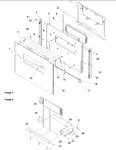 Diagram for 04 - Oven Door And Storage Drawer