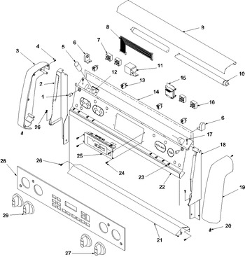 Diagram for ARTC8600WW (BOM: P1143819NWW)