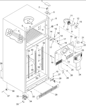 Diagram for ARTE805BW (BOM: PARTE805BW0)