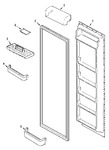 Diagram for 08 - Fresh Food Inner Door