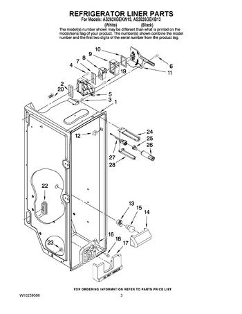 Diagram for AS2626GEKW13