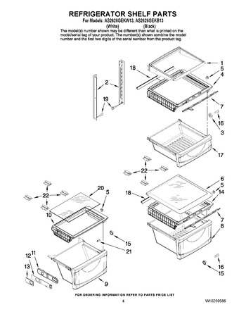 Diagram for AS2626GEKW13