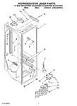 Diagram for 02 - Refrigerator Liner Parts