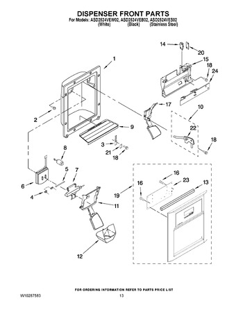 Diagram for ASD2524VES02