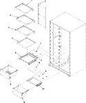 Diagram for 04 - Crisper Assy & Ref Shelf Series 50+