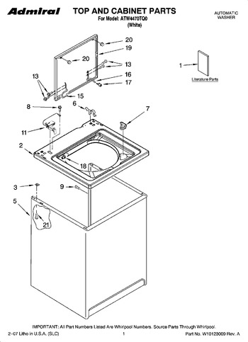 Diagram for ATW4470TQ0