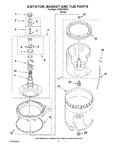 Diagram for 03 - Agitator, Basket And Tub Parts