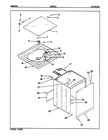 Diagram for AW25K3W