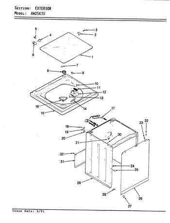 Diagram for AW25K3WS