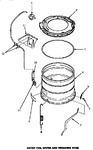 Diagram for 12 - Outer Tub, Cover & Pressure Hose