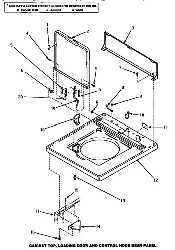 Diagram for AWM372W