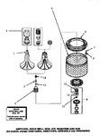 Diagram for 03 - Agitator/drive Bell/seal Kit/tub & Hub