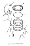 Diagram for 12 - Outer Tub, Cover And Pressure Hose