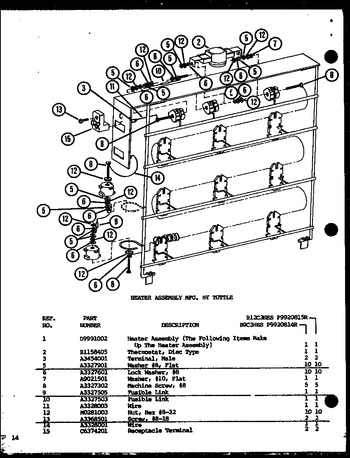 Diagram for B9C3HES (BOM: P9920814R)