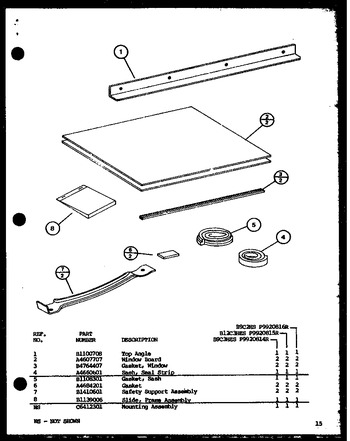 Diagram for B9C3HES (BOM: P9920814R)