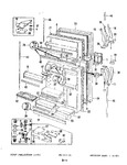 Diagram for 02 - Fresh Food & Freezer Door