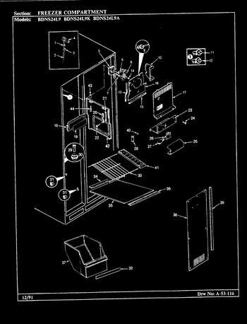 Diagram for BDNS24L9K (BOM: BU85A)