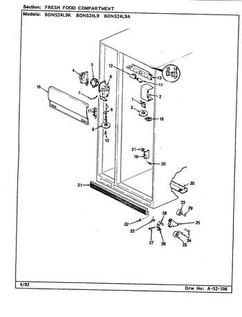 Diagram for BDNS24L9 (BOM: CN91A)